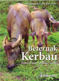 Beternak kerbau potensi dan analisis usaha