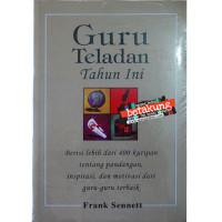 Guru Teladan Tahun Ini