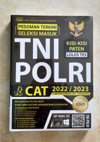 Buku Paten Seleksi masuk TNI POLRI CAT