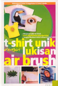 t-shirt unik dengan lukisan air brush