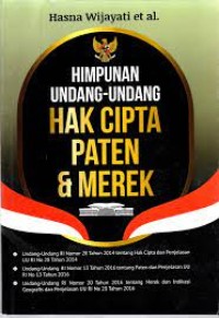 Himpunan Undang-undang hak cipta paten & Merk